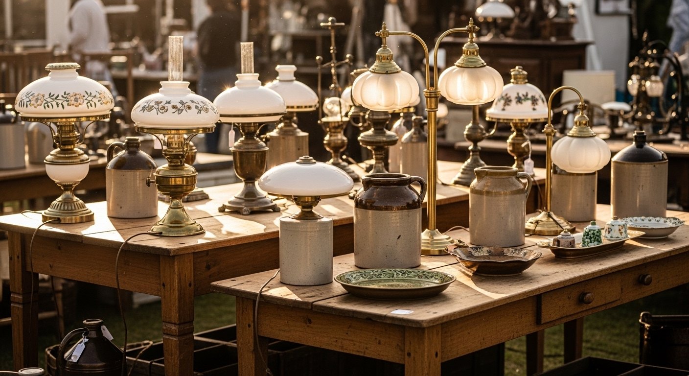Hunting Vintage at Cotswold Antiques Fairs