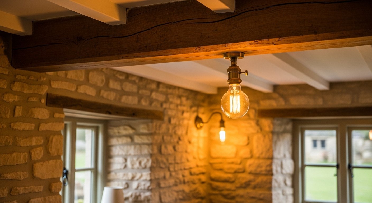Warm Bulbs and the Grey-Day Cottage